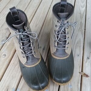 Men's Bass Mallard Duck Waterproof Boots Size 13